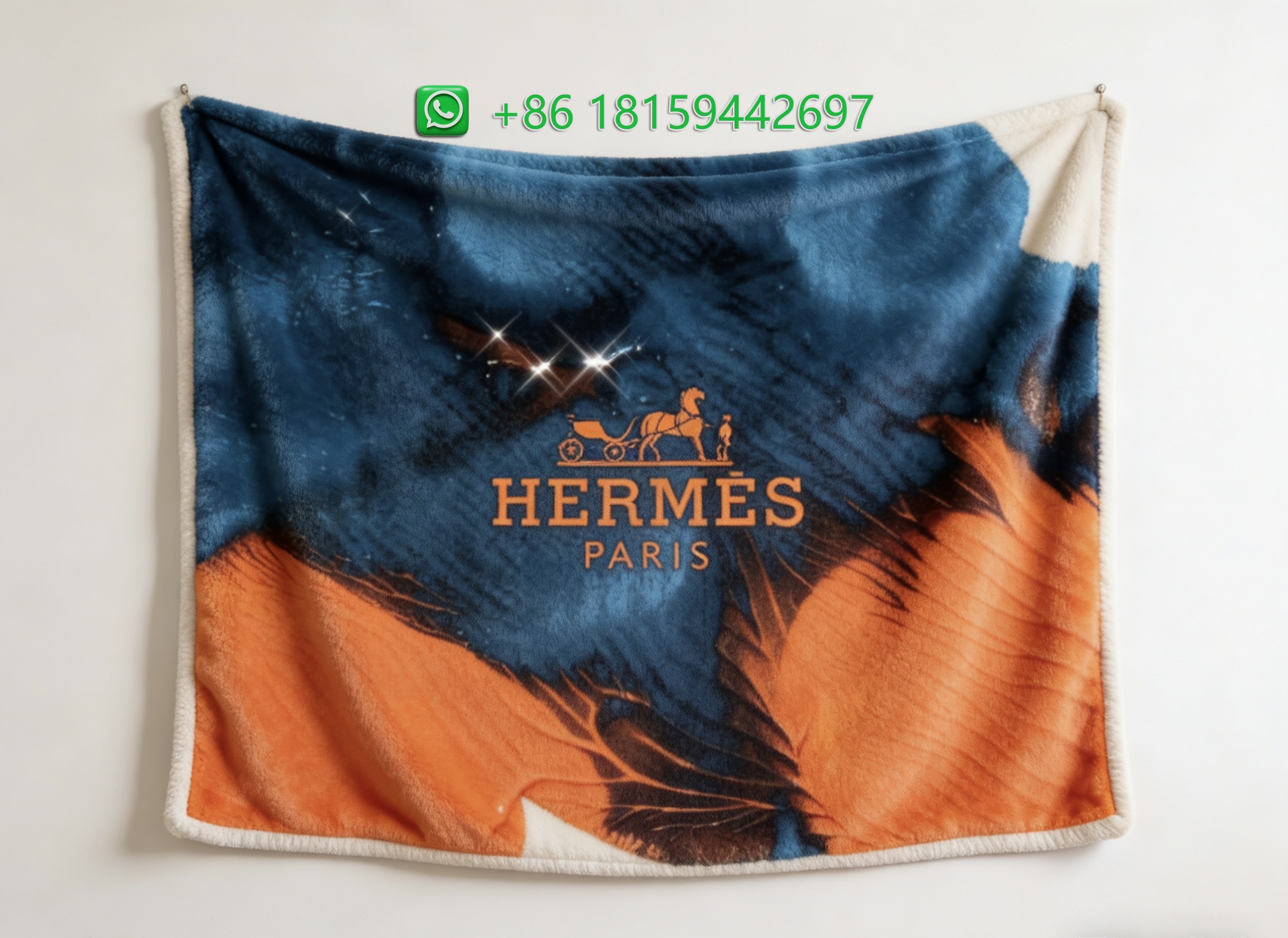 Hermes Throw Blankets